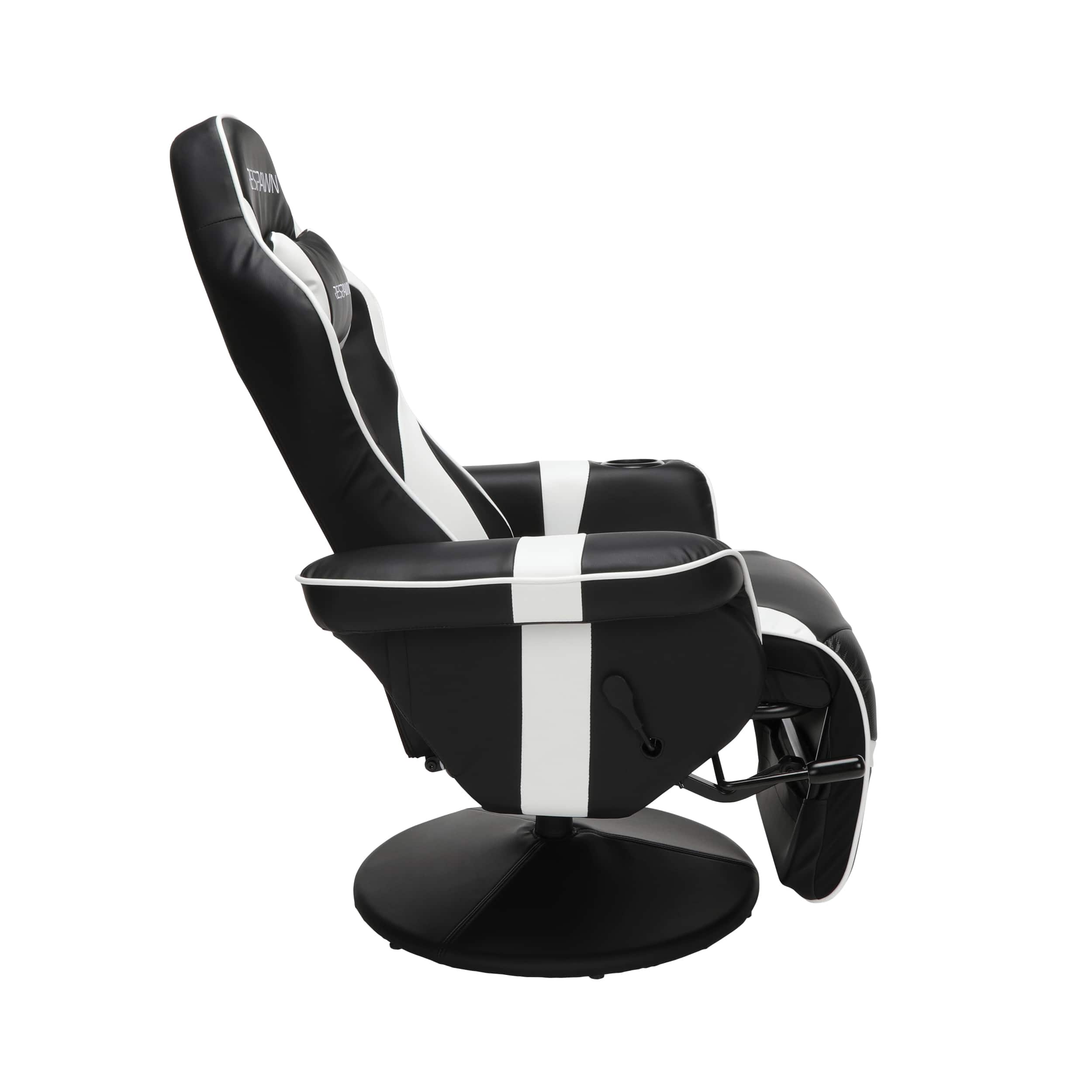 Left. Respawn Products - RESPAWN 900 Gaming Recliner - Reclining Gaming Chair with Footrest, Gaming Chair Recliner - White - White.