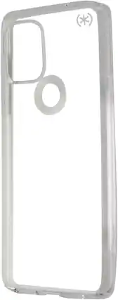 Front. Speck - Speck Presidio ExoTech Clear Case - moto g STYLUS 5G - Clear.