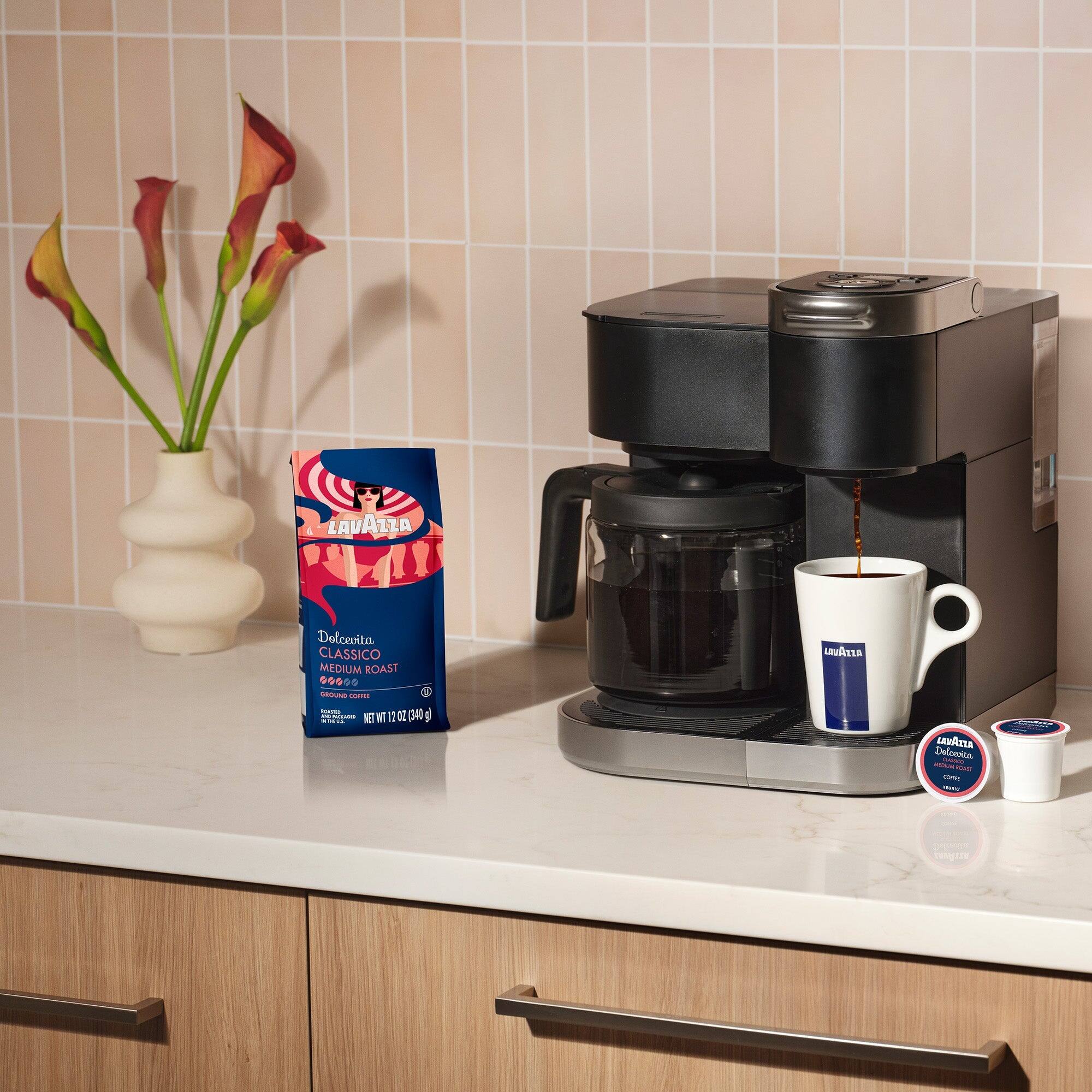 LAVAZZA Dolce Vita CLASSICO MEDIUM ROAST  
NET WT 12 OZ (340 g)  
Dz C4 g La ATA Dulonota