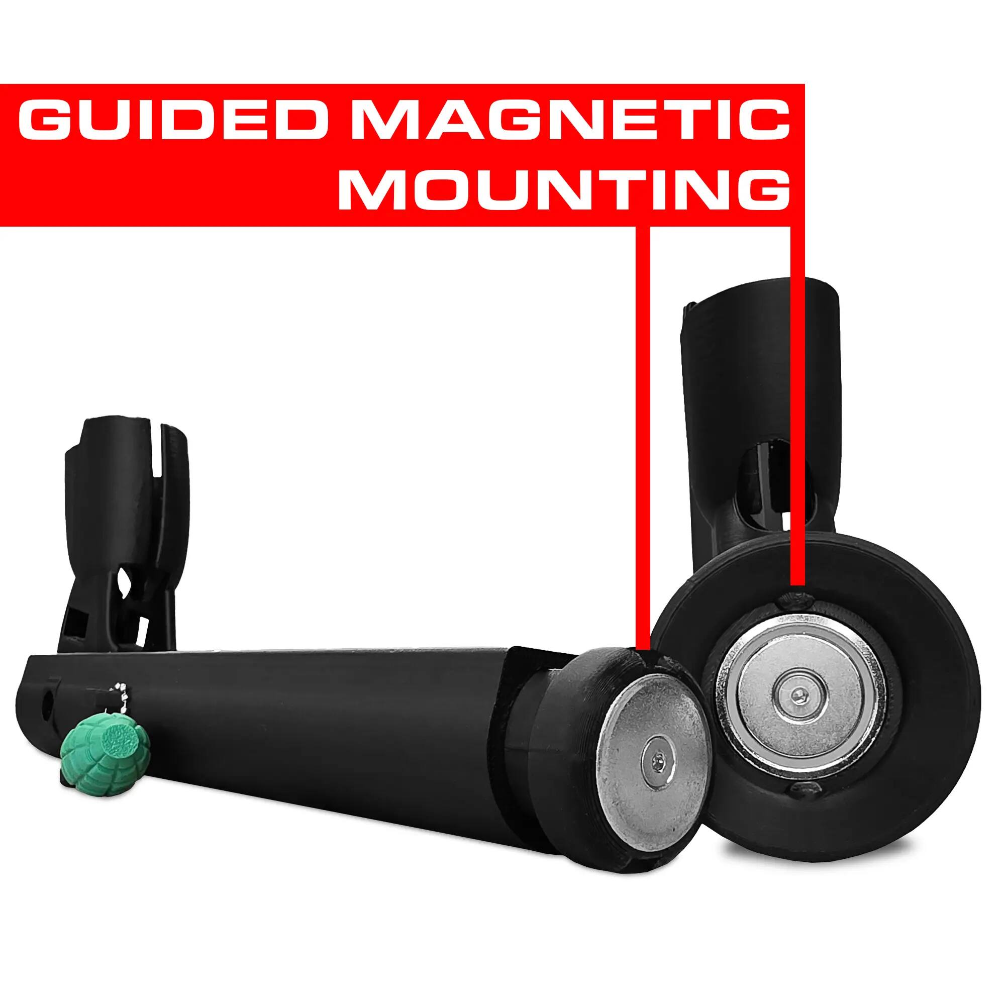 GUIDED MAGNETIC MOUNTING