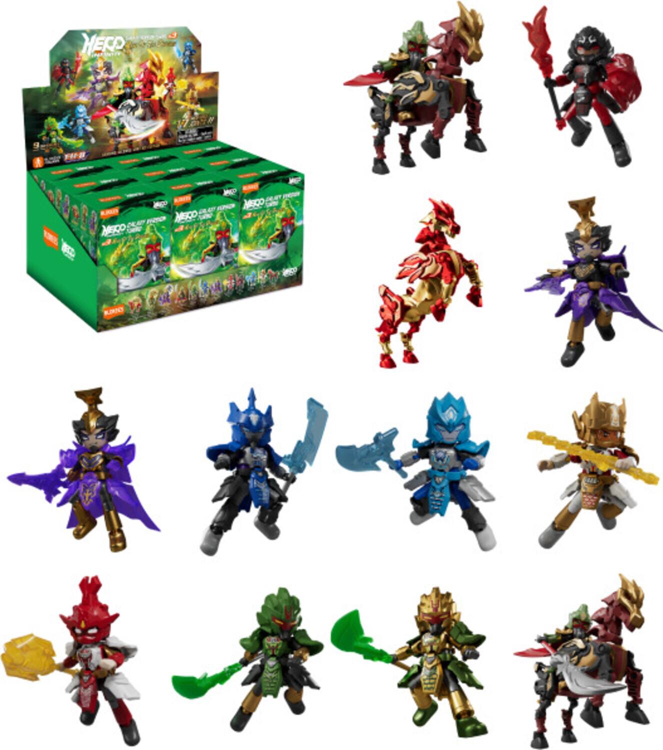 Blokees - Herospire - Warrior Version - 03: Rise of the Dragon Model Kit Display - COLLECTIBLES