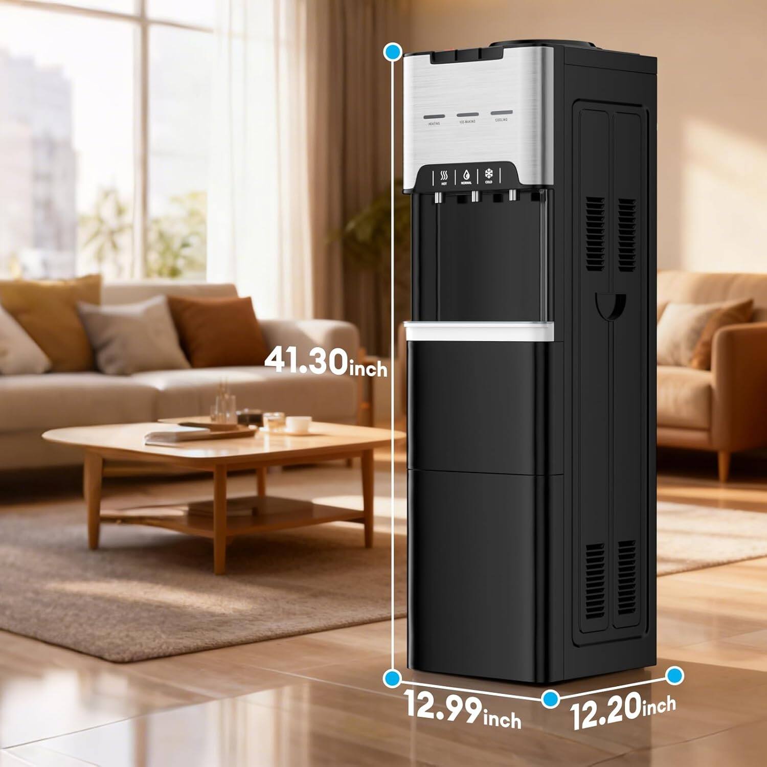 - Height: 41.30 inches
- Width: 12.99 inches
- Depth: 12.20 inches