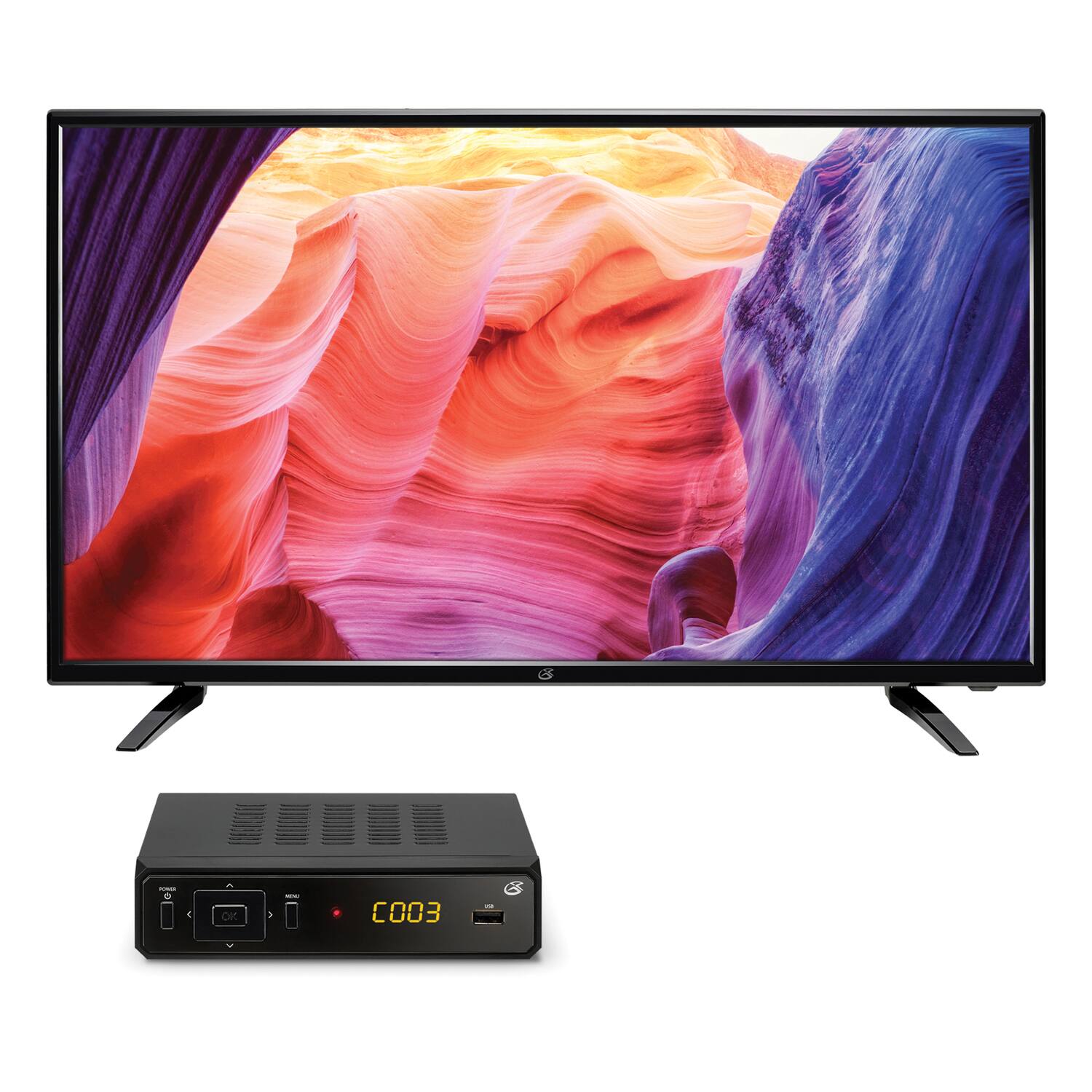 Alt View 2. GPX - Digital TV Tuner and Recorder TVTR149B - Black Ash Wood.