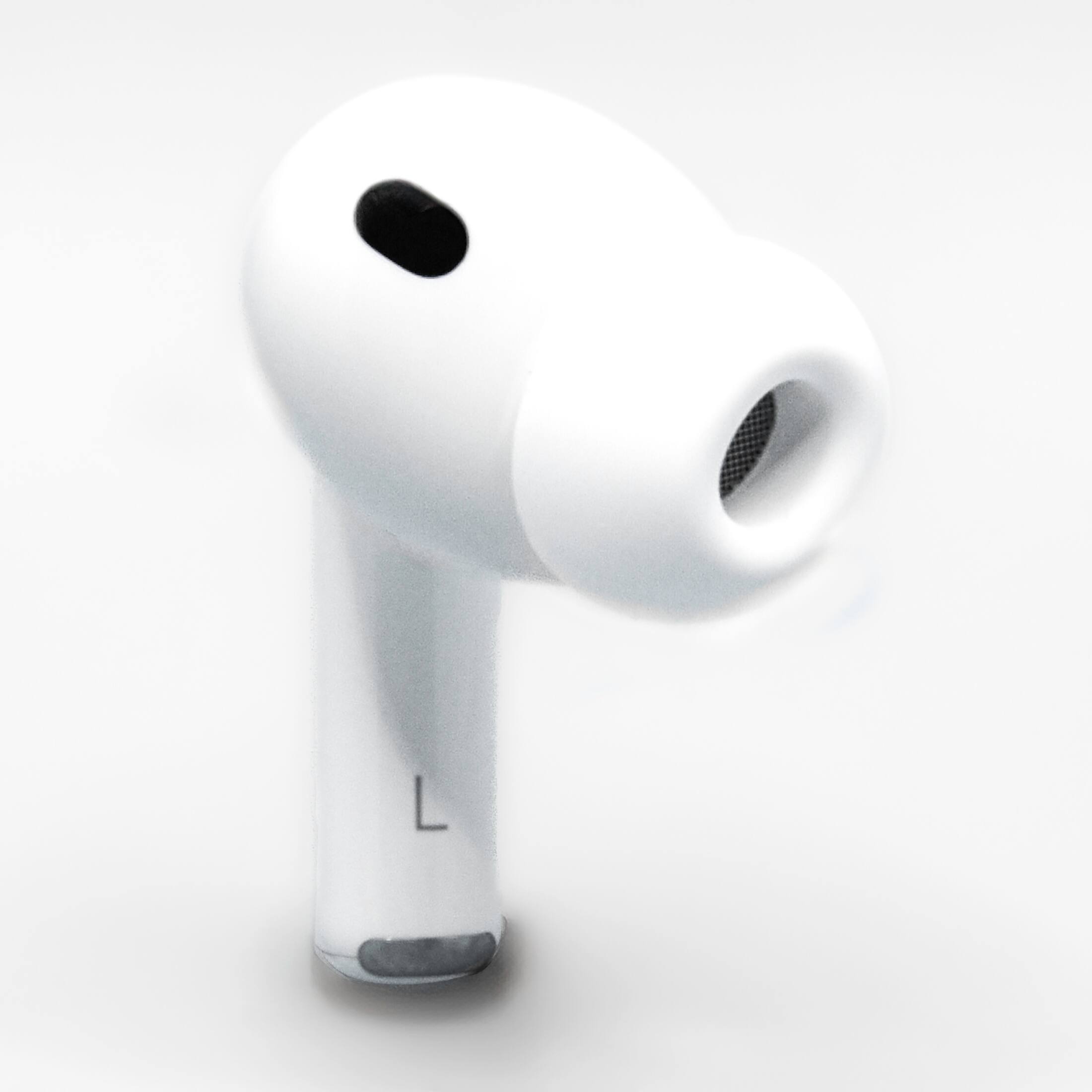 Front. Apple - AirPods Pro 3rd Gen - Left Replacement AirPod (A3064) - White.