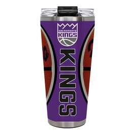 Great American Products - Sacramento Kings 32oz. Big Slim Game Ball Travel Tumbler - Brown