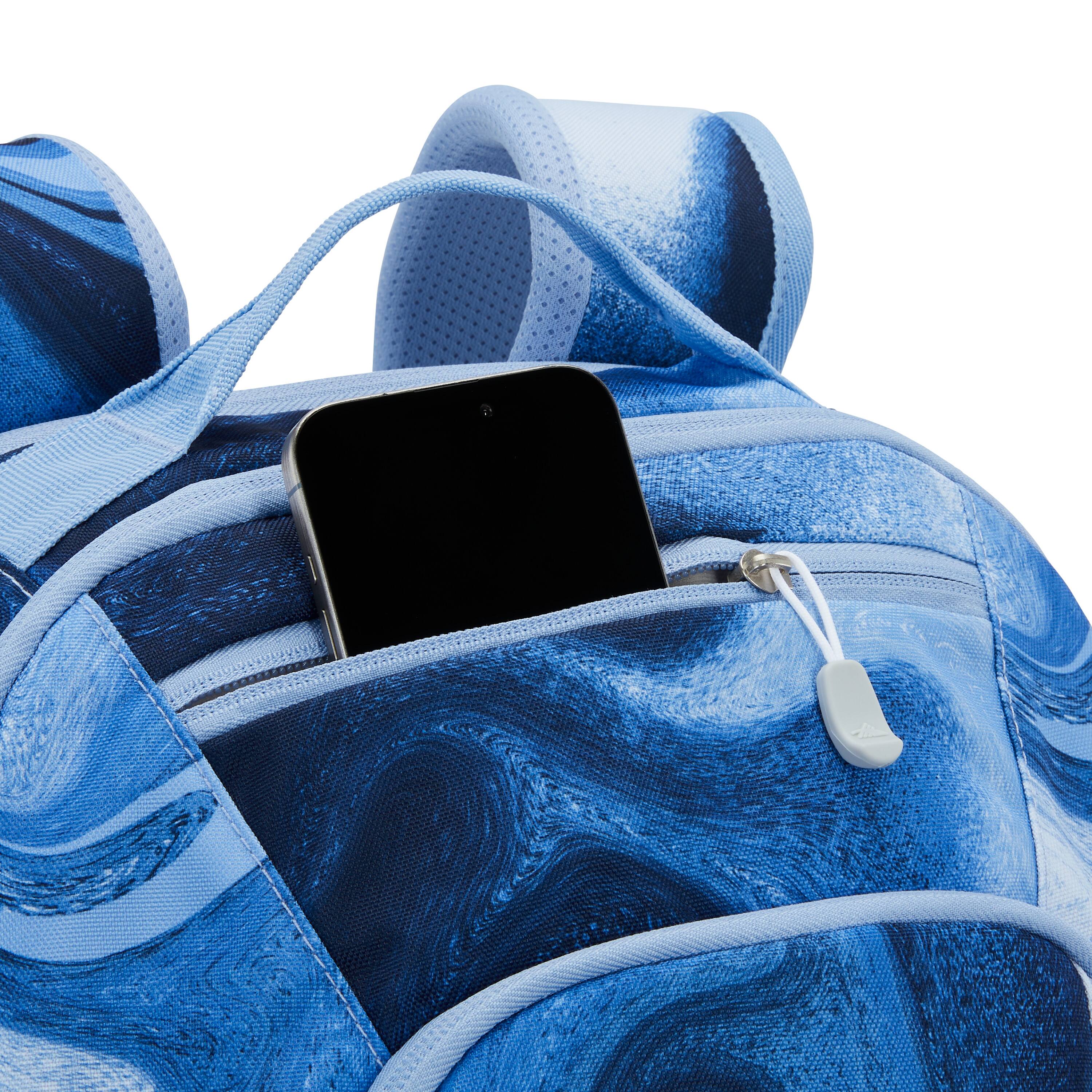 Back. High Sierra - BTS 2020 Swoop SG Backpack - Blue Marble Swirl.