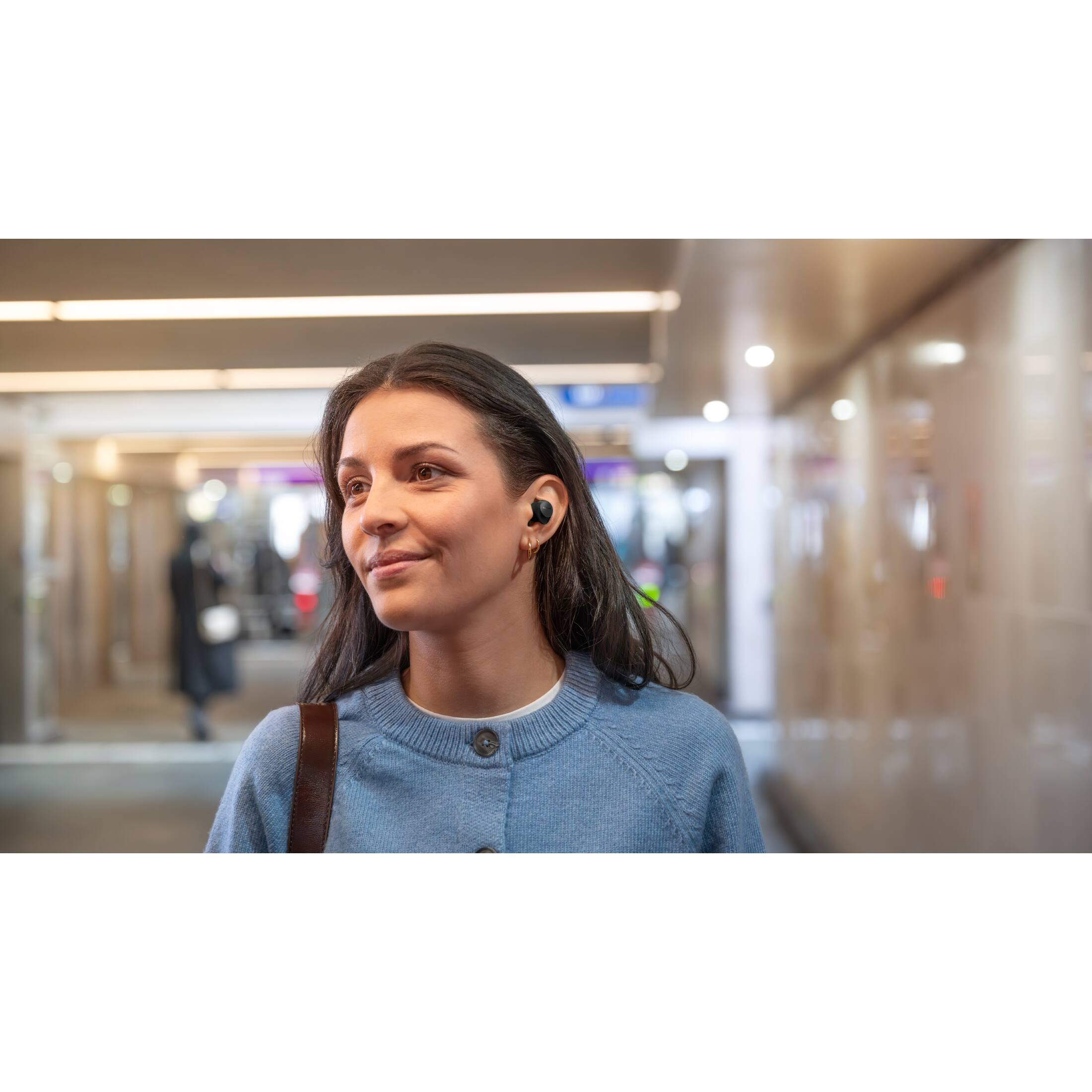Alt View 6. Philips - TAT1300 True Wireless In-Ear Bluetooth Earbuds with SecureFit Ear Tips, 24H Playtime - Black.
