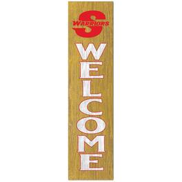 Jardine - Cal State Stanislaus Warriors 12'' x 48'' Outdoor Leaner Welcome Sign - Red