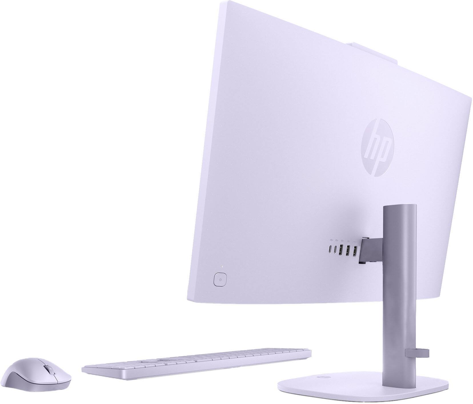 Alt View 8. HP - OmniStudio 23.8" Full HD Touchscreen All-in-One w/ Adjustable Height - AMD Ryzen 5 40 - 16GB Memory - 1TB SSD - Amethyst Haze.