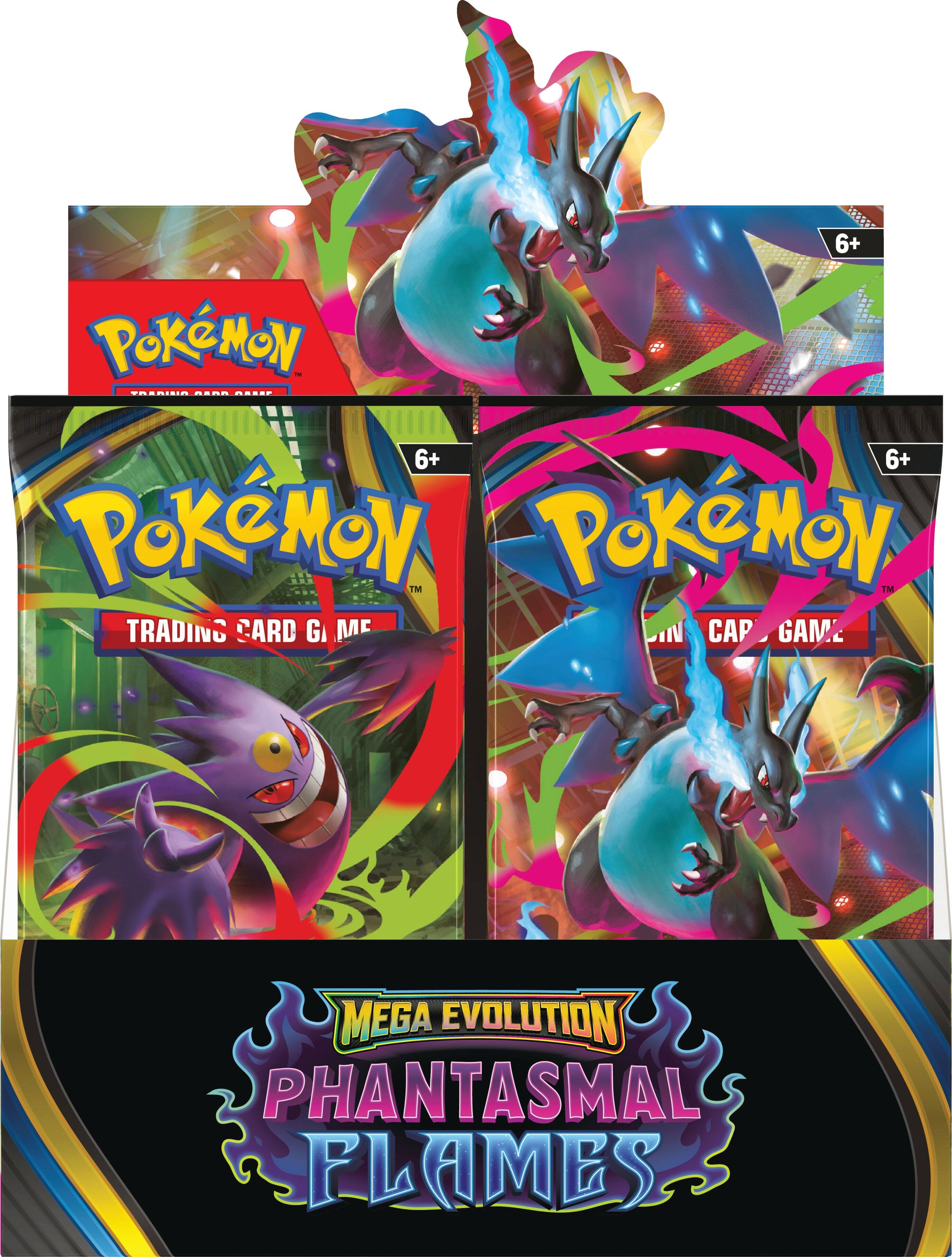 6+ Pokémon - Trading Card Game  
6+ Pokémon - Trading Card Game  
6+ Pokémon - Trading Card Game  
Mega Evolution Phantasmal Flames