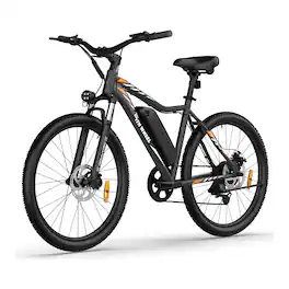 5th Wheel - MATE eBike w/ 45 mi Max Operating Range & 20 mph Max Speed - 26 - Black