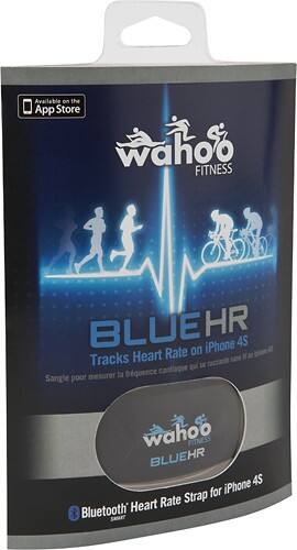 Best Buy Wahoo Fitness Blue HR Heart Rate Strap Black WFBTHR01