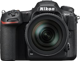 Nikon - D500 DSLR Camera with 16-80mm Lens - Black - Front_Zoom