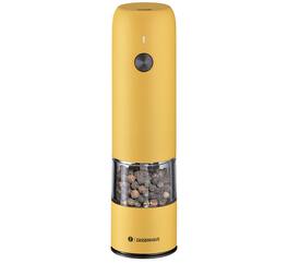 Zassenhaus - Koln Rechargeable Salt or Pepper Mill, 5.5" H x 1.5" - Yellow