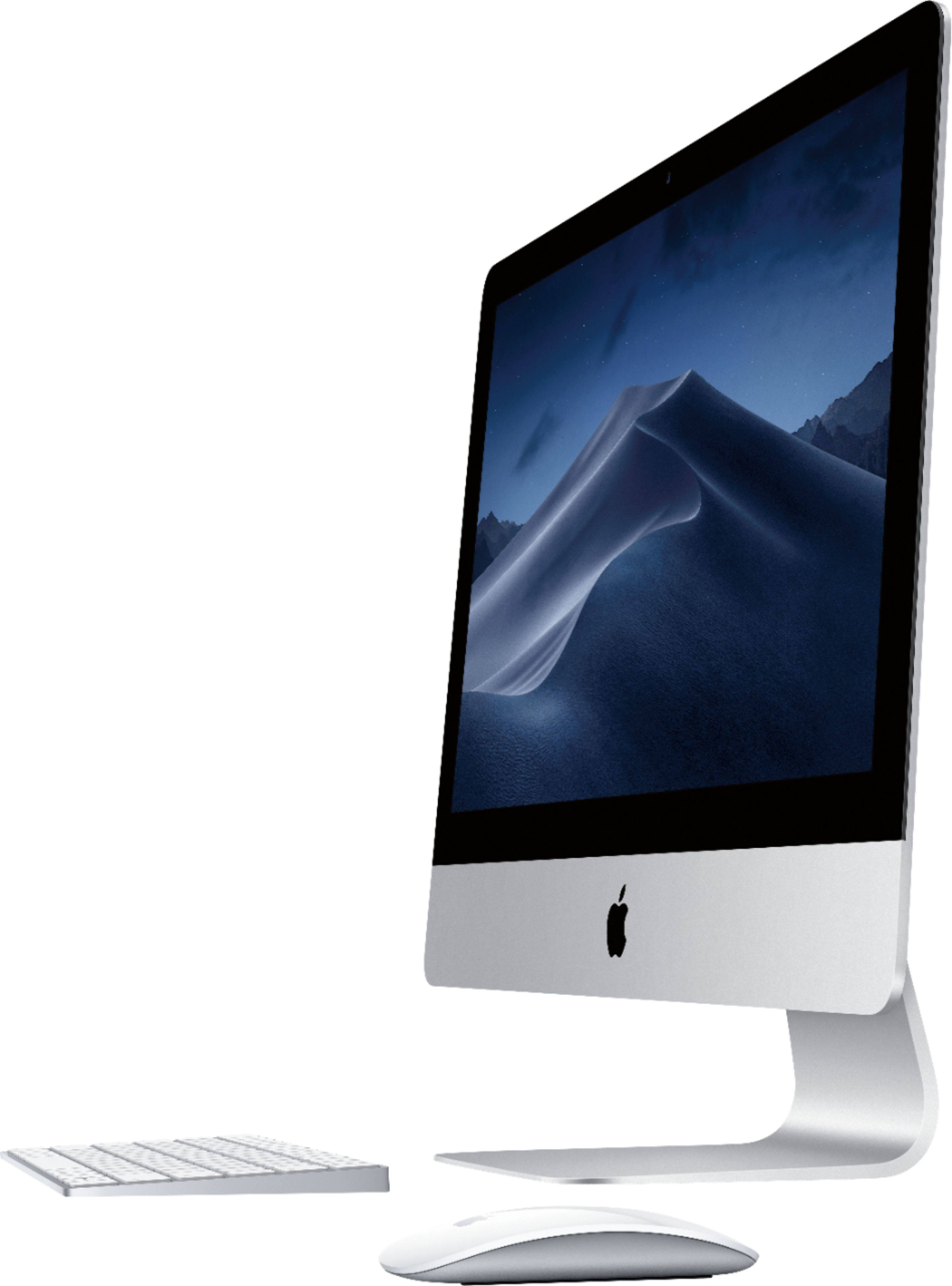 Left View: Apple - 21.5" iMac® - Intel Core i5 (2.3GHz) - 8GB Memory - 1TB Hard Drive - Silver