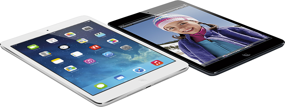  Apple - iPad mini with Wi-Fi + Cellular - 32GB - Silver/White