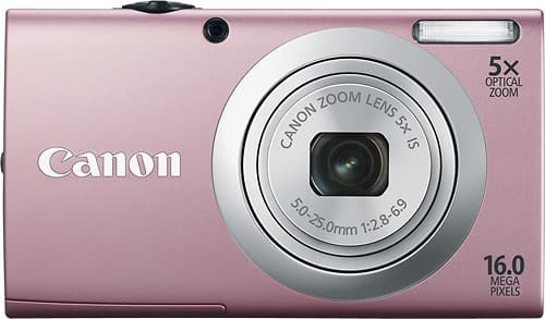 Best Buy: Canon PowerShot A2400 IS 16.0-Megapixel Digital Camera