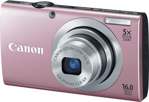 Best Buy: Canon PowerShot A2400 IS 16.0-Megapixel Digital Camera