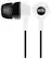 Front Standard. 2XL - Spoke Earbud Headphones - White/Black.