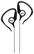 Front Standard. 2XL - Groove Earbud Headphones - Black/White.