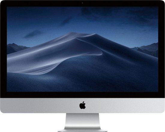 Apple - 27&quot; iMac® (Latest Model) - Intel Core i5 (3.8GHz) - 8GB Memory - 2TB Fusion Drive - Silver - Front_Zoom