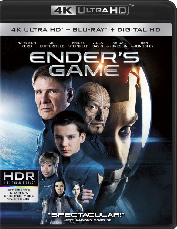  Ender's Game [4K Ultra HD Blu-ray/Blu-ray] [Includes Digital Copy] [2 Discs] [2013]