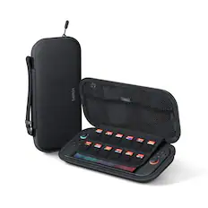 Front. Belkin - Travel Case for Nintendo Switch 2, Protect Against Scratches and Drops, Carrying Protective, Durable, Game Card Storage - Charcoal.