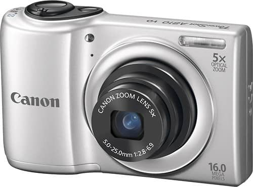 Best Buy: Canon PowerShot A810 16.0-Megapixel Digital Camera Silver ...