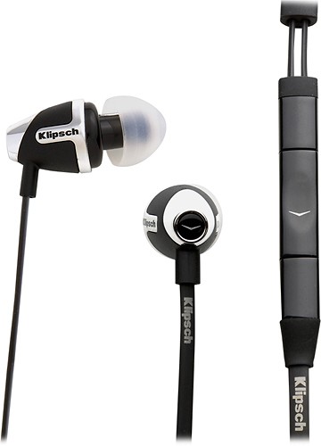  Klipsch - Image S4A Earbud Headphones - Black