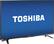 Angle. Toshiba - 43" Class (42.5" Diag.) - LED - 2160p - with Chromecast Built-in - 4K Ultra HD TV - Black.