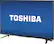 Left. Toshiba - 43" Class (42.5" Diag.) - LED - 2160p - with Chromecast Built-in - 4K Ultra HD TV - Black.