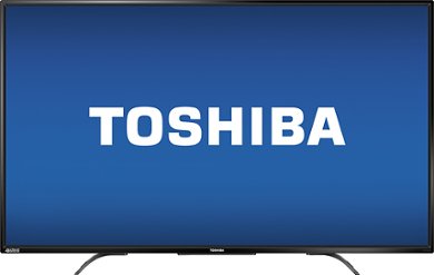 Toshiba - 49" Class (48.5" Diag.) - LED - 2160p - Google Cast - 4K Ultra HD TV - Black - Larger Front