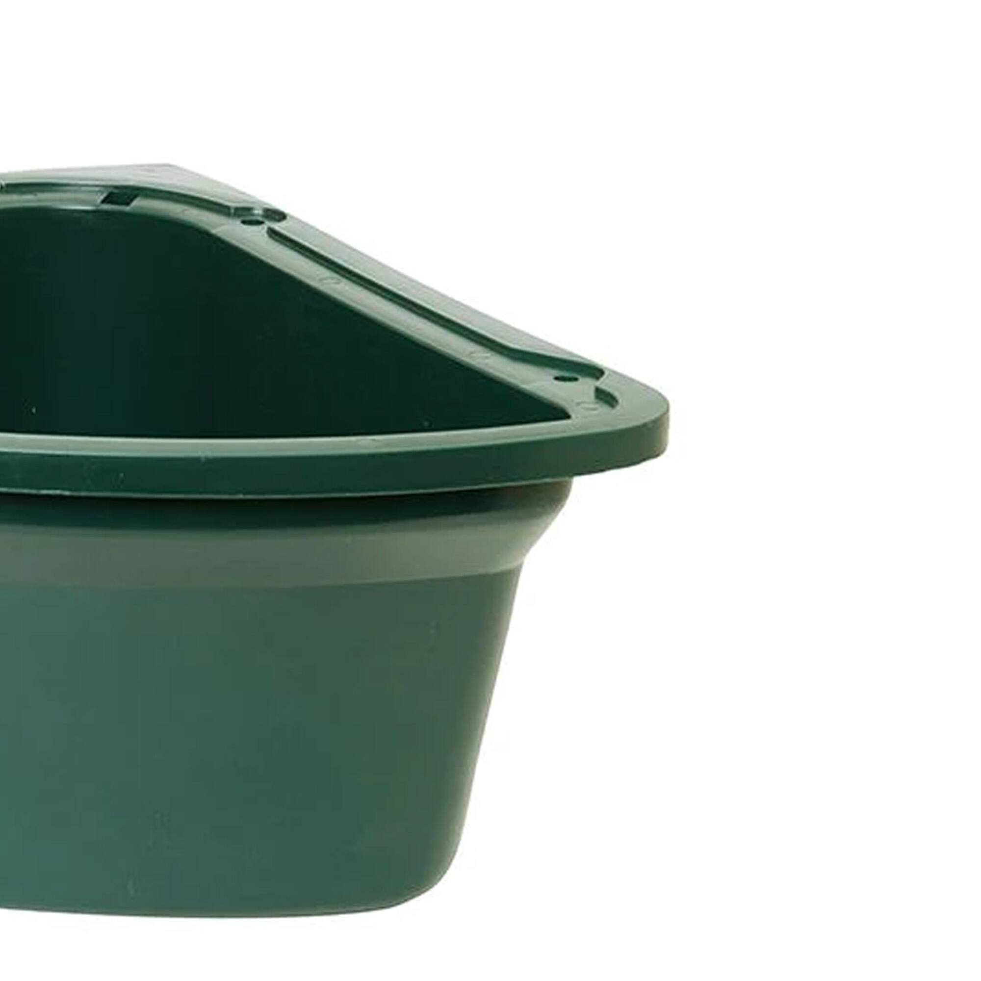Alt View 7. Little Giant - Little Giant 26 Quart Plastic Hanging Corner Livestock Feeder Bucket, Green.