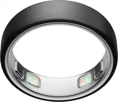 Front. Oura - Oura Ring 5 - Smart Ring - Size Before You Buy with OR5 Sizing Kit - Size 12 - Stealth.