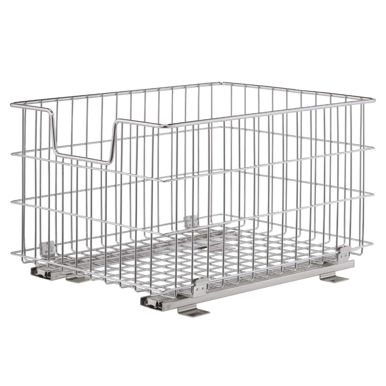 Front. TRINITY - TRINITY Sliding Basket Chrome - Chrome.