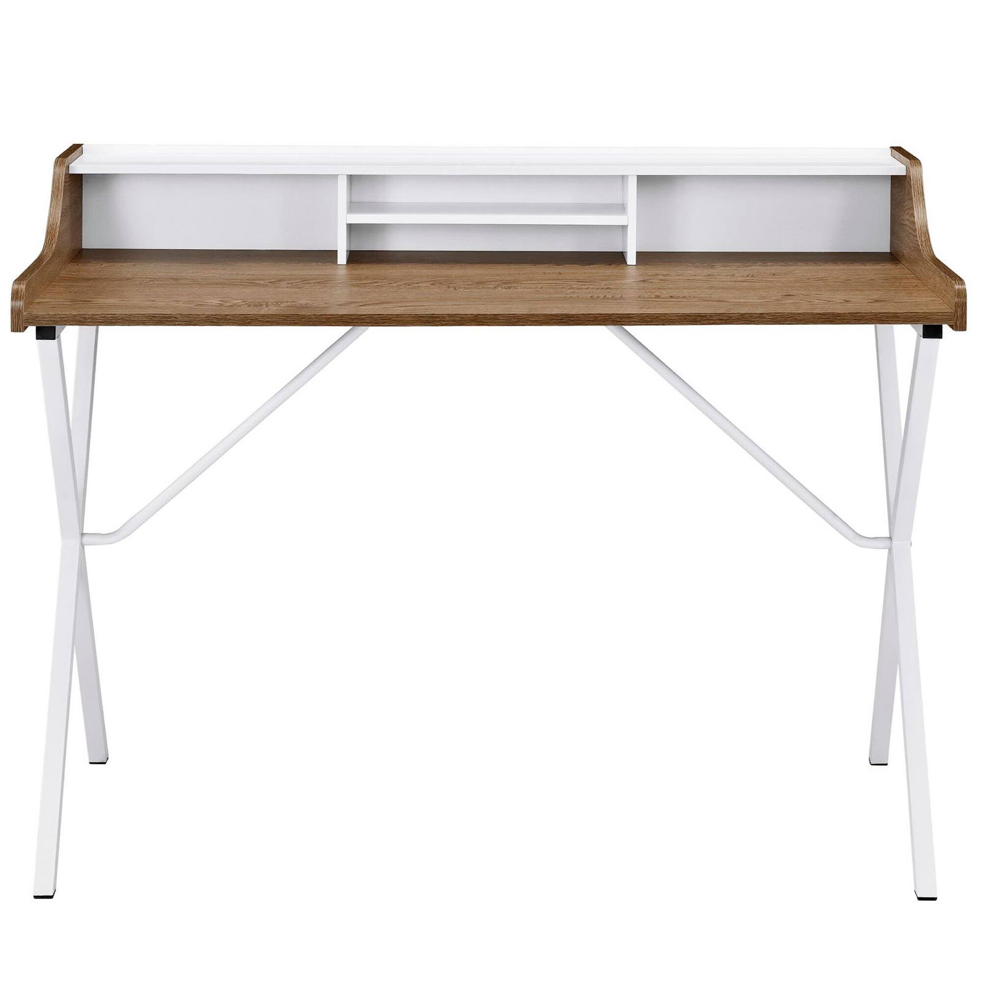 Alt View 1. Modway - Bin Office Desk by Modway - Walnut.