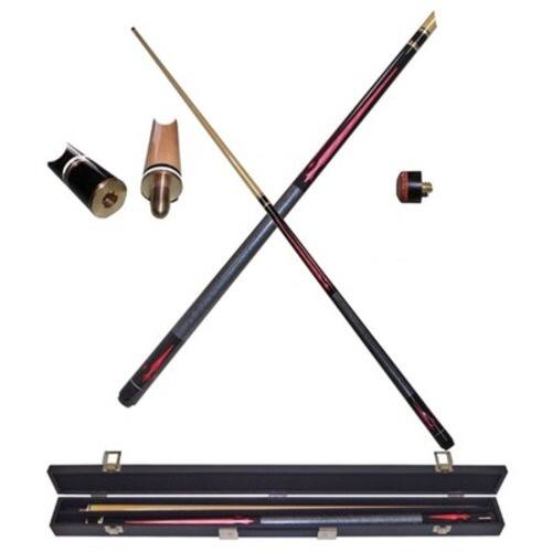Front Standard. Trademark - Ruby Red Designer Hardwood Pool Cue.