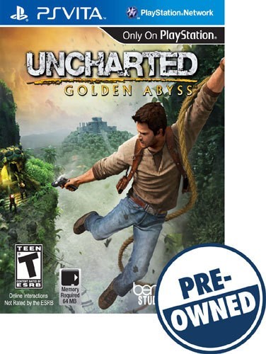  Uncharted: Golden Abyss — PRE-OWNED - PS Vita