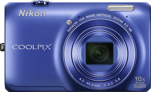 Best Buy: Nikon Coolpix 16.0-Megapixel Digital Camera Blue 26302