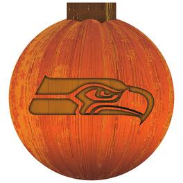 Fan Creations - Seattle Seahawks 12'' Pumpkin Sign - Orange