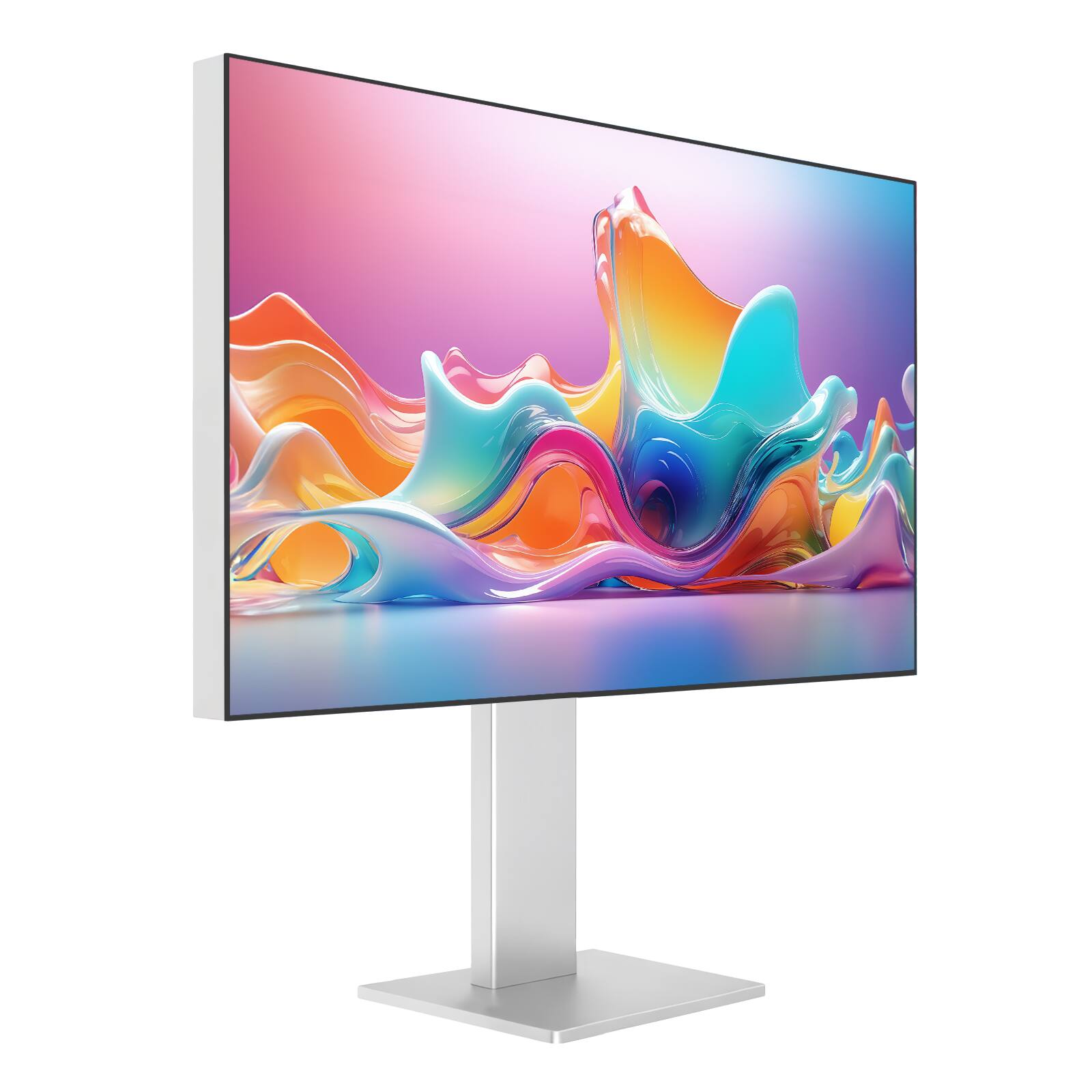 Alt View 2. CRUA - 27" 4K Monitor, UHD 3840x2160P 60Hz IPS Panel Computer Monitor with Built-in Speakers, Supports AMD FreeSync, USB Type-c.