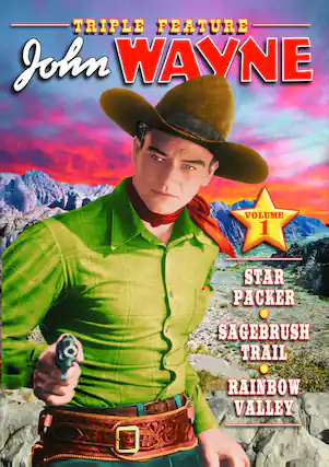 Front. John Wayne Triple Feature, Volume 1 (Star Packer / Sag - DVD.