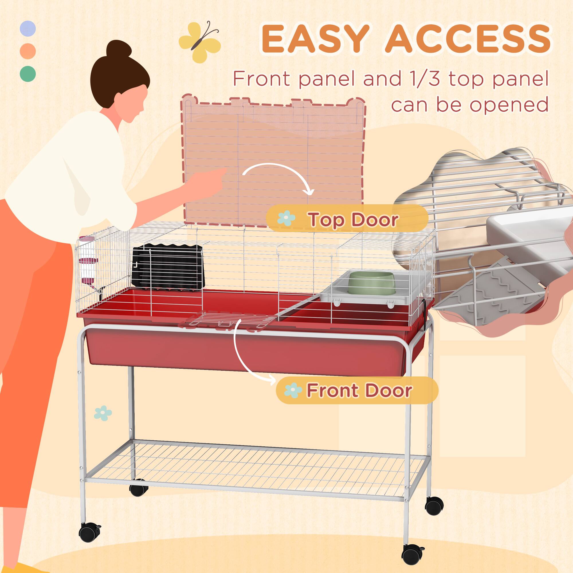 EASY ACCESS  
Front panel and 1/3 top panel can be opened  

Top Door  
Front Door