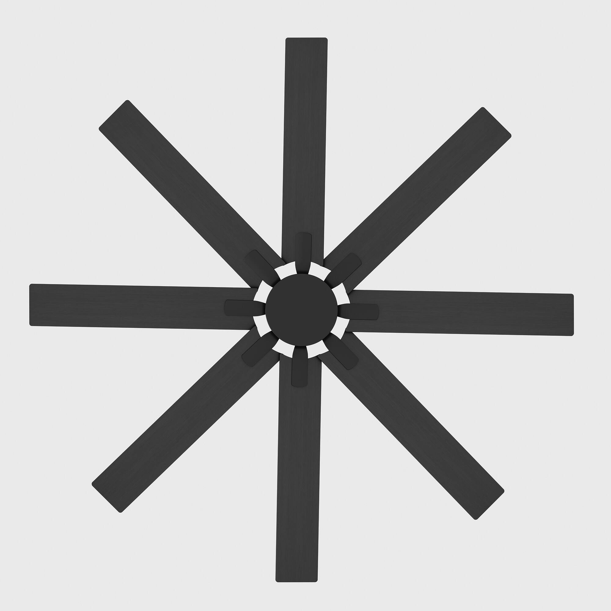 Left. Famapy - Famapy Ceiling Fan: 8 - Blade Design, Reversible & 5 - Speed Quiet Operation - Black.