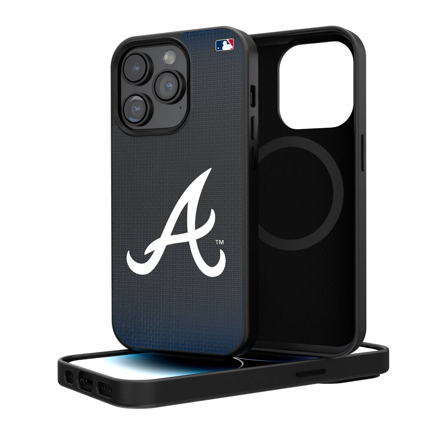 Keyscaper - MLB - Atlanta Braves Linen Logo iPhone Magnetic Bump Case - 15 Pro Max - Black price history on PriceWatchPro