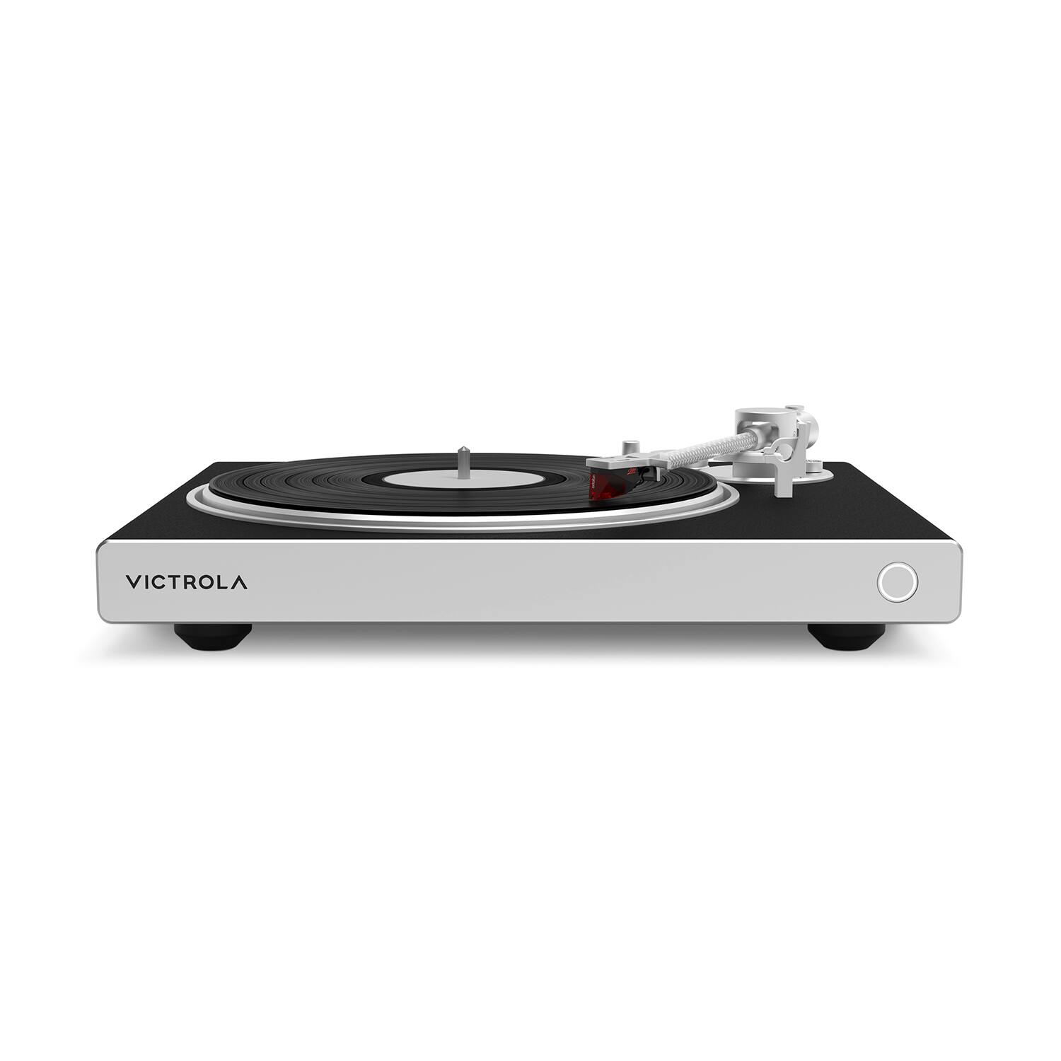 Alt View 12. Victrola - Carbon Hi-Res Turntable - Black/Silver.