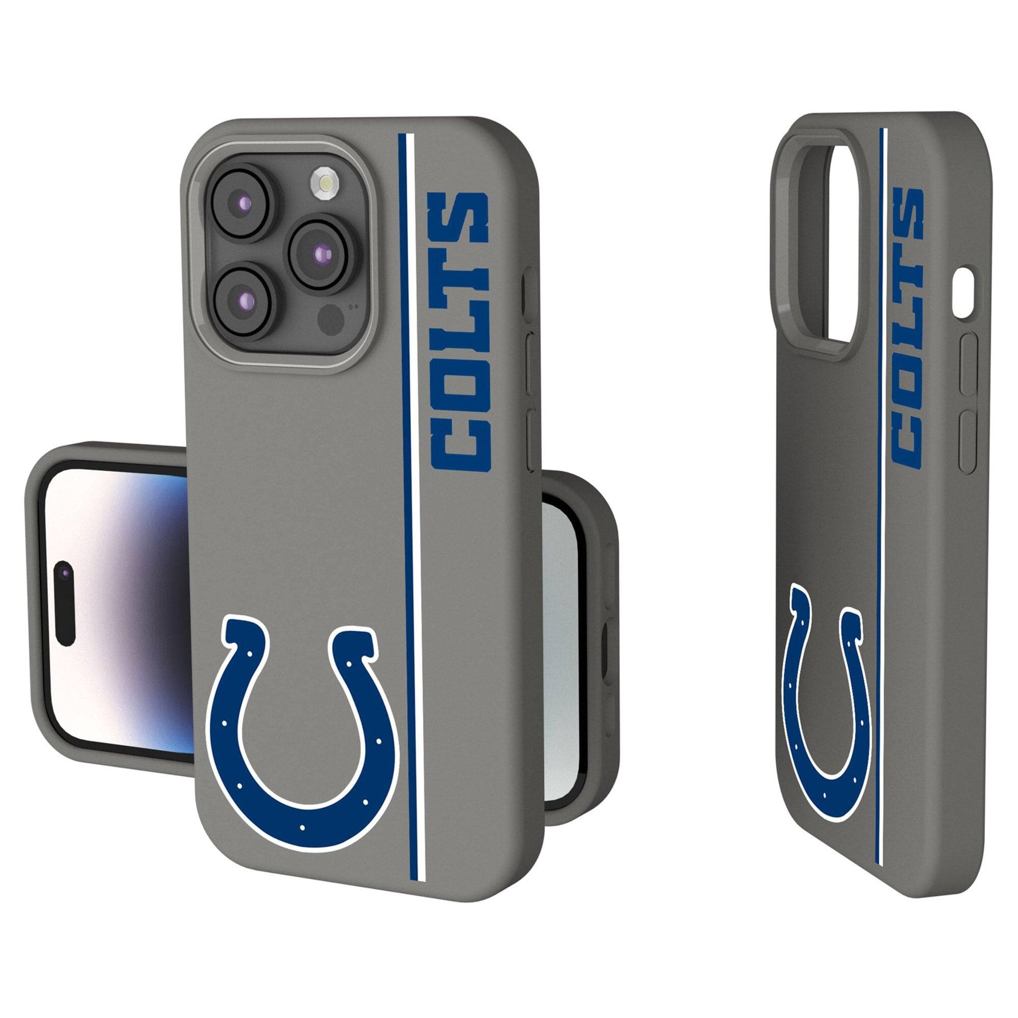 Keyscaper - NFL - Indianapolis Colts iPhone Soft Touch Case - 15 - Gray