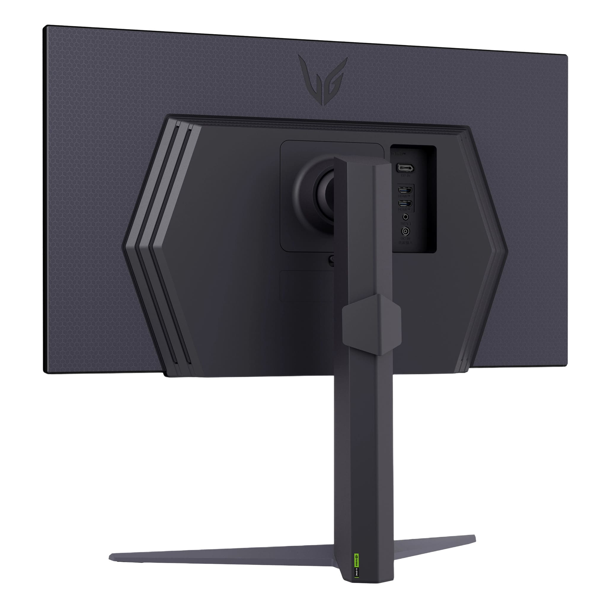 Alt View 3. LG - UltraGear 27" IPS LED QHD 180Hz 1ms G-SYNC Compatible and AMD Freesync Gaming Monitor with HDR10 (HDMI, DisplayPort) - Black.