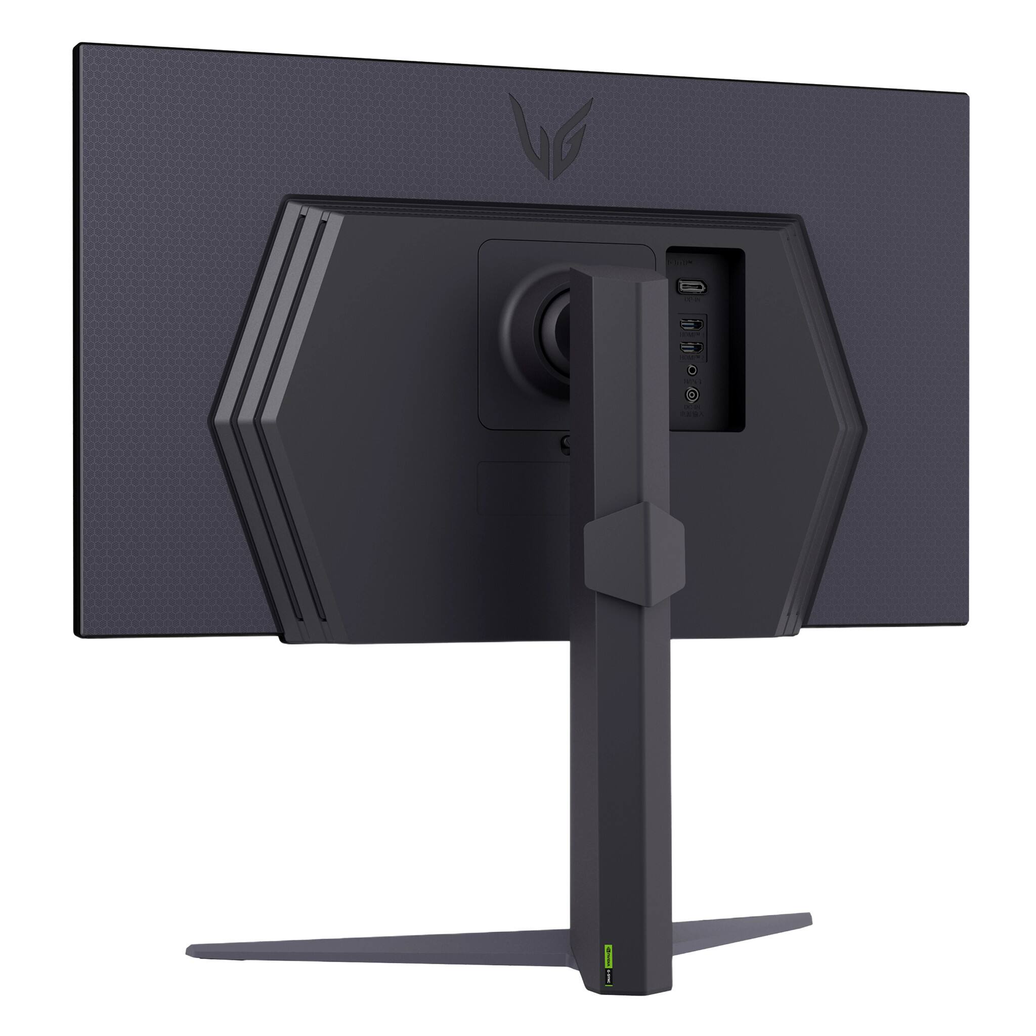 Alt View 3. LG - UltraGear 27" IPS LED QHD 180Hz 1ms G-SYNC Compatible and AMD Freesync Gaming Monitor with HDR10 (HDMI, DisplayPort) - Black.