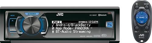 Front Standard. JVC - 50W x 4 Apple® iPod®-/Satellite Radio-Ready Digital Media Receiver.